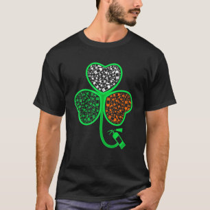Awesome Shamrock Irish I Love Firefighter St.Patri T-Shirt
