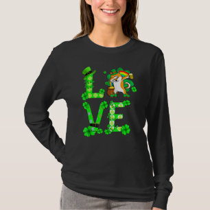 Awesome Shiba Inu Saint Patrick's Day Dog Dad Mum T-Shirt