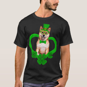 Awesome Shiba Inu Saint Patrick's Day Dog Dad Mum T-Shirt