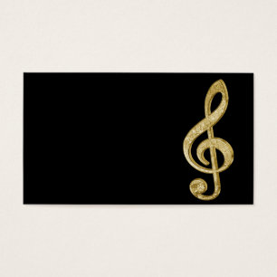 Awesome shining gold bar effects treble clef music