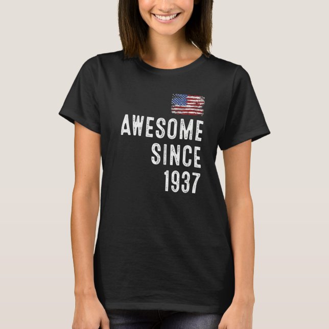 awesome since 1938, 85th birthday Premium T-Shirt (Front)