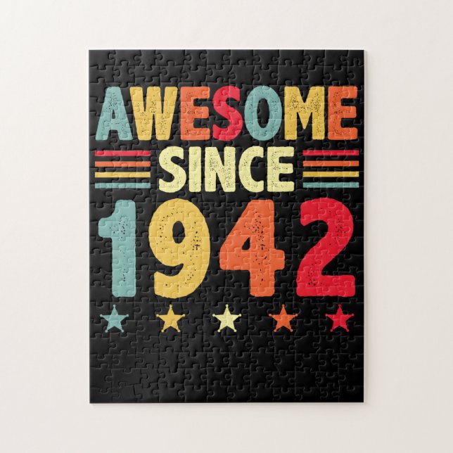 Awesome Since 1942 Jigsaw Puzzle (Vertical)