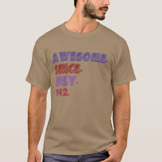 AWESOME SINCE 1942 retro T-Shirt
