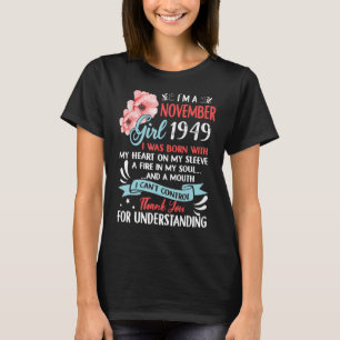 Awesome Since 1949 73rd Birthday I'm A November Gi T-Shirt
