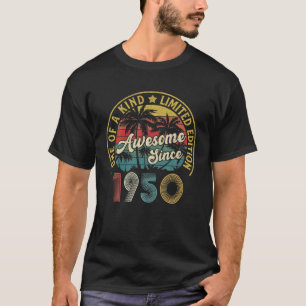 Awesome Since 1950 72 Years Old Vintage 72Th Birth T-Shirt