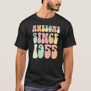 Awesome Since 1955 Birthday 67 Years Old Women Me T-Shirt