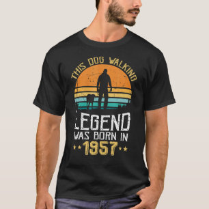 Awesome Since 1957 65th Birthday Dog Men Born In T-Shirt