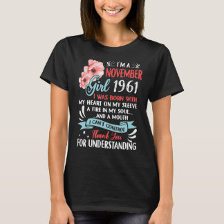 Awesome Since 1961 61st Birthday I'm A November Gi T-Shirt