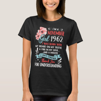 Awesome Since 1962 60th Birthday I'm A November Gi T-Shirt