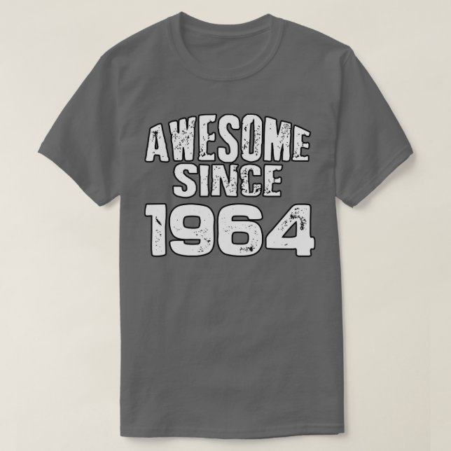 Awesome since 19641 T-Shirt (Design Front)