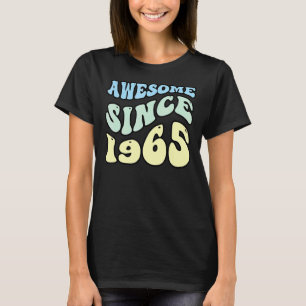 Awesome Since 1965 Vintage Retro Birthday T-Shirt