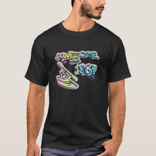 Awesome since 1967 Kayaking Kayakers Graffiti T-Shirt