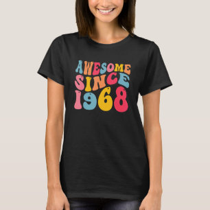 Awesome Since 1968 55 Years Old Retro Vintage 55th T-Shirt