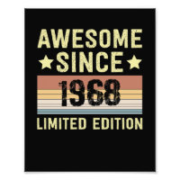 Awesome Since 1968 Birthday