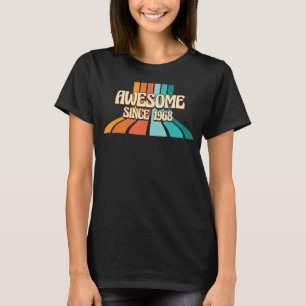 Awesome Since 1968 Retro Vintage Birthday T-Shirt