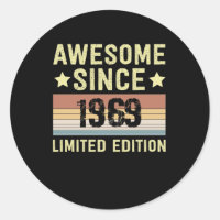 Awesome Since 1969 Birthday