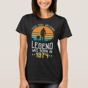 Awesome Since 1974 48th Birthday Dog Men Born In T-Shirt