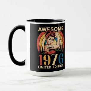 Awesome Since 1976 50th Women's Birthday Retro  Mug