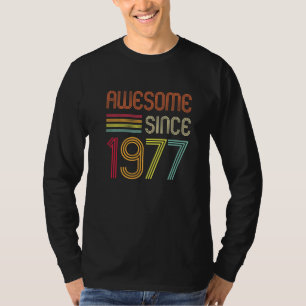 Awesome Since 1977 45th Birthday Retro T-Shirt
