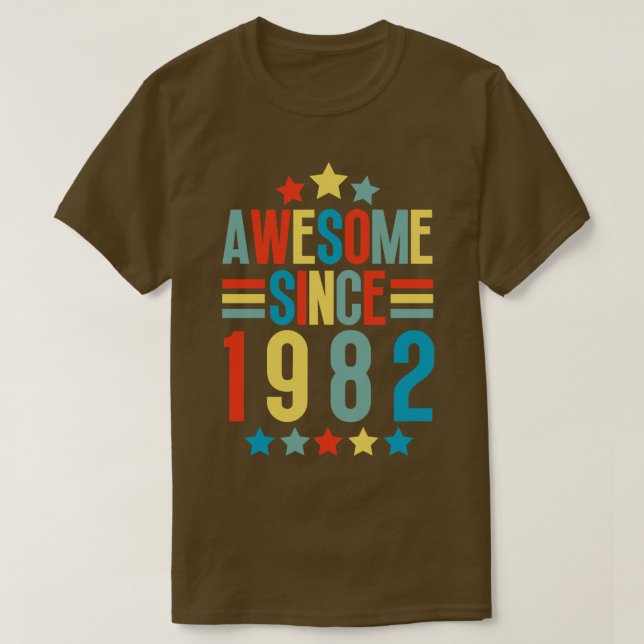 Awesome Since 1982 3 T-Shirt (Design Front)