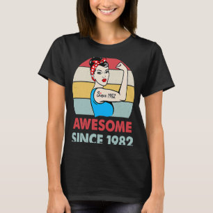 Awesome Since 1982 41 Year Old 41st Birthday T-Shirt