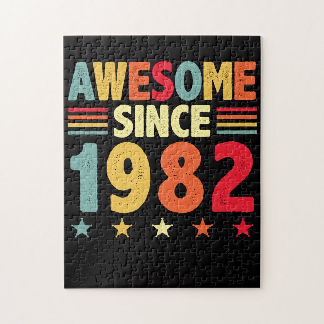 Awesome Since 1982 Jigsaw Puzzle (Vertical)