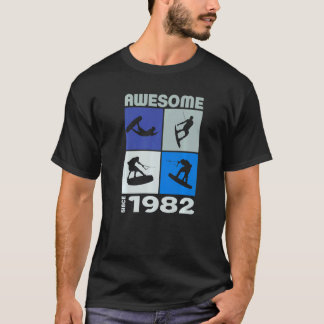 Awesome since 1982 Wakeboard lifestyle 1 T-Shirt