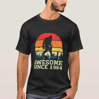 Awesome Since 1984 40Th Birthday Retro 40 Year Old T-Shirt
