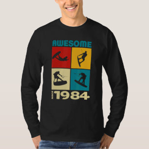 Awesome since 1984 Wakeboard lifestyle 1 T-Shirt