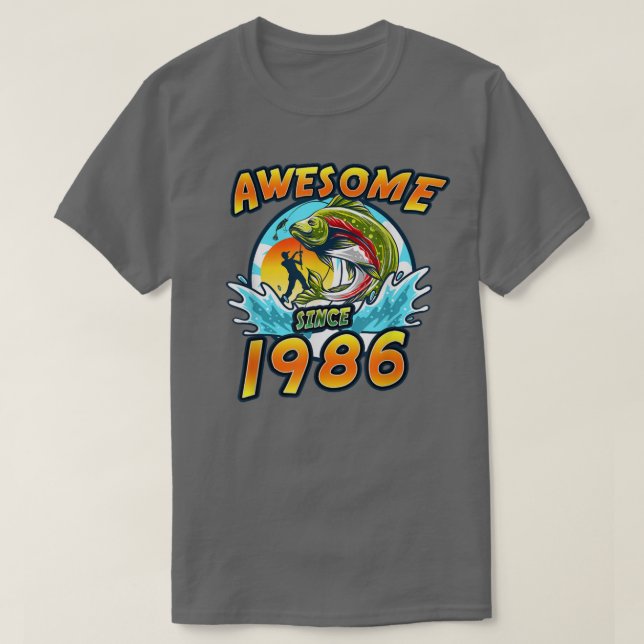 Awesome since 1986  T-Shirt (Design Front)