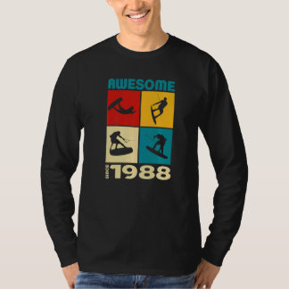 Awesome since 1988 Wakeboard lifestyle  1 T-Shirt