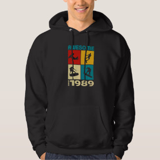 Awesome since 1989 Wakeboard lifestyle Hoodie