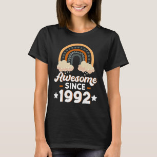 Awesome Since 1992 30th Birthday Rainbow  Born In  T-Shirt