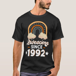 Awesome Since 1992 30th Birthday Rainbow  Born In  T-Shirt