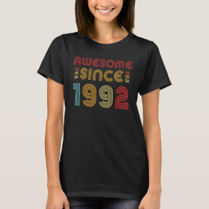 Awesome Since 1992 31st Birthday 31 Year Old T-Shirt