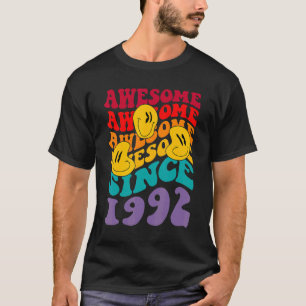 awesome since 1992 level 30 unlocked Birthday boy T-Shirt