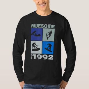 Awesome since 1992 Wakeboard lifestyle T-Shirt
