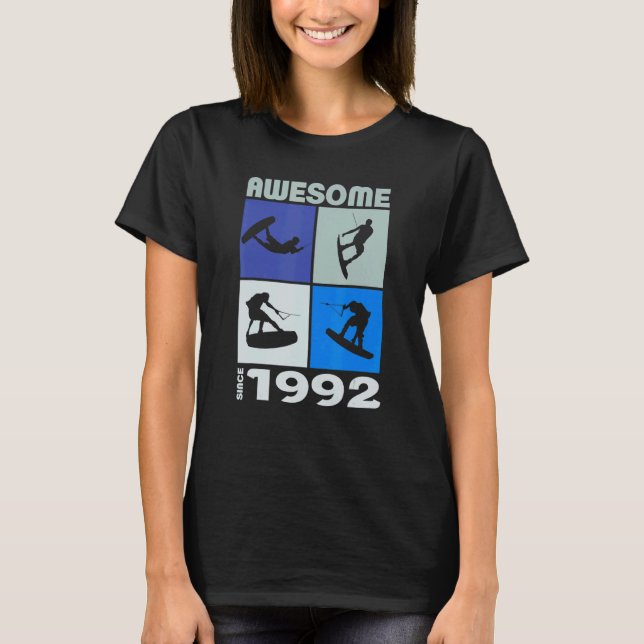 Awesome since 1992  Wakeboard lifestyle T-Shirt (Front)