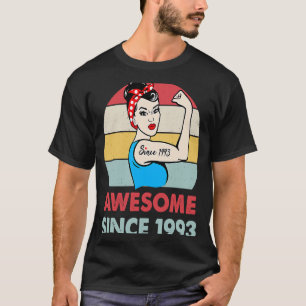 Awesome Since 1993 30 Year Old  30th Birthday T-Shirt