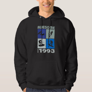 Awesome since 1993  Wakeboard lifestyle Hoodie