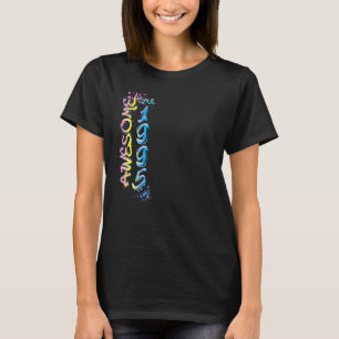 Awesome since 1995 Graffiti Motif T-Shirt