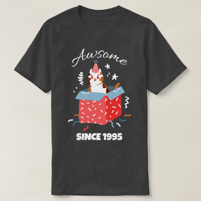 Awesome since 1995 T-Shirt (Design Front)