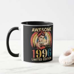 Awesome Since 1996 Retro 30th Women's Birthday Mug
