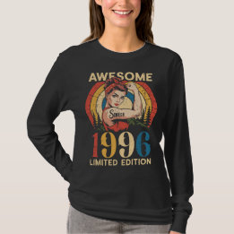 Awesome Since 1996 Vintage 30th Women's Birthday T-Shirt