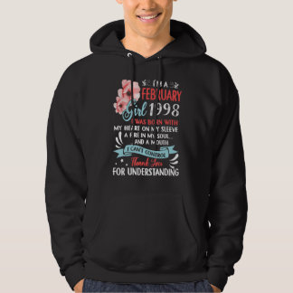 Awesome Since 1998 25th Birthday I'm a February Gi Hoodie