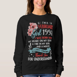 Awesome Since 1998 25th Birthday I'm a February Gi Sweatshirt