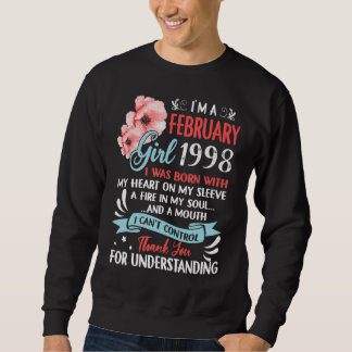 Awesome Since 1998 25th Birthday I'm a February Gi Sweatshirt