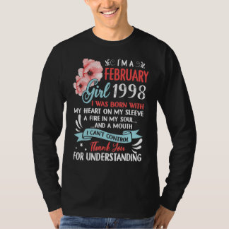 Awesome Since 1998 25th Birthday I'm a February Gi T-Shirt