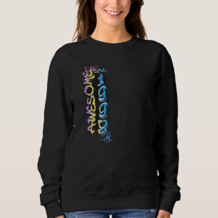 Awesome since 1998 graffiti motif   sweatshirt