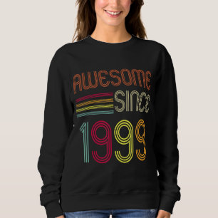Awesome Since 1999 23rd Birthday Retro Sweatshirt